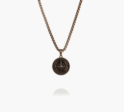 Compass Rose Necklace Lapis Lazuli Pig & Hen Compass Rose collier