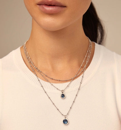 Collier Colgante triple midi Artisans d'Espagne 1722azu Uno de 50