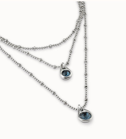 Collier Colgante triple midi Artisans d'Espagne 1722azu Uno de 50