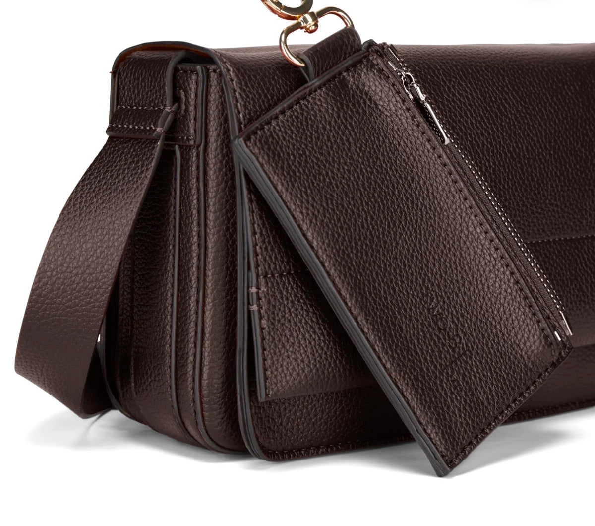 Sac bandoulière Farah.24 choco cumin Two-B Montréal Farah 24