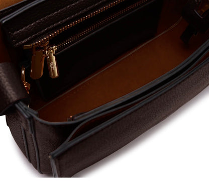 Sac bandoulière Farah.24 choco cumin Two-B Montréal Farah 24