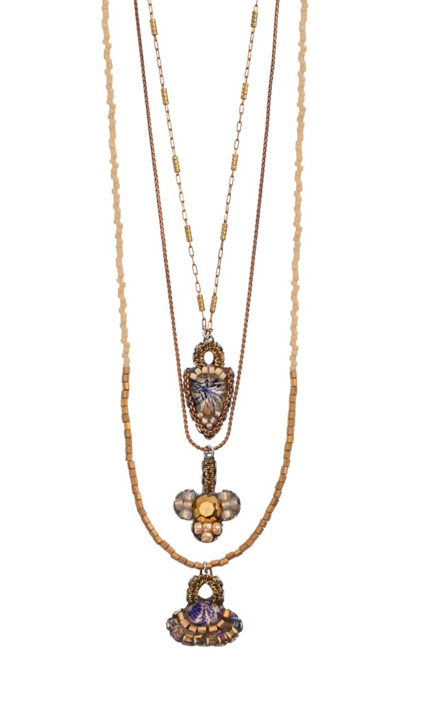 Collier artisanal Drops of Gold - Armonia AyalaBar Moonlight Armonia C3658