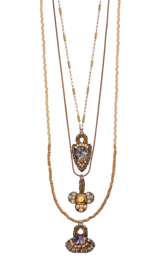 Collier artisanal Drops of Gold - Armonia AyalaBar Moonlight Armonia C3658