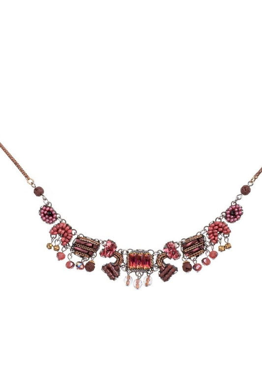 Collier artisanal Scarlet Bloom - Sakina AyalaBar Moonlight Sakina C3664
