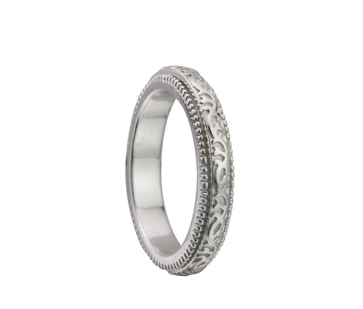 Bague de méditation Rosebud Argent 925 Meditation ring
