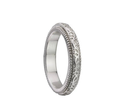 Bague de méditation Rosebud Argent 925 Meditation ring