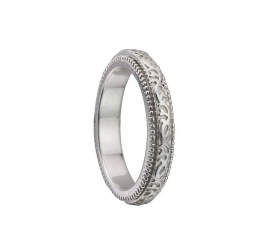 Bague de méditation Rosebud Argent 925 Meditation ring