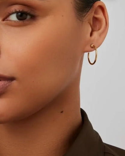 Boucles d'oreilles Mini Icon hoops or  Jenny Bird JB3550-HPG