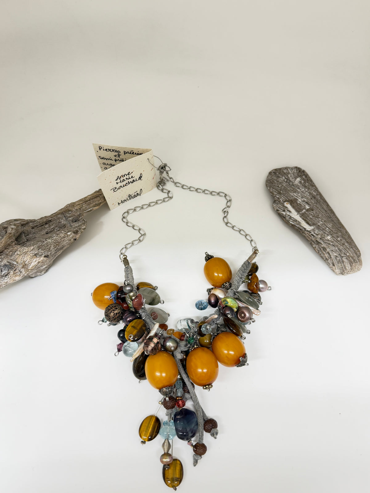 Collier Féroceau semi-précieuse Anne-Marie Bouchard Anne-Marie Bouchard