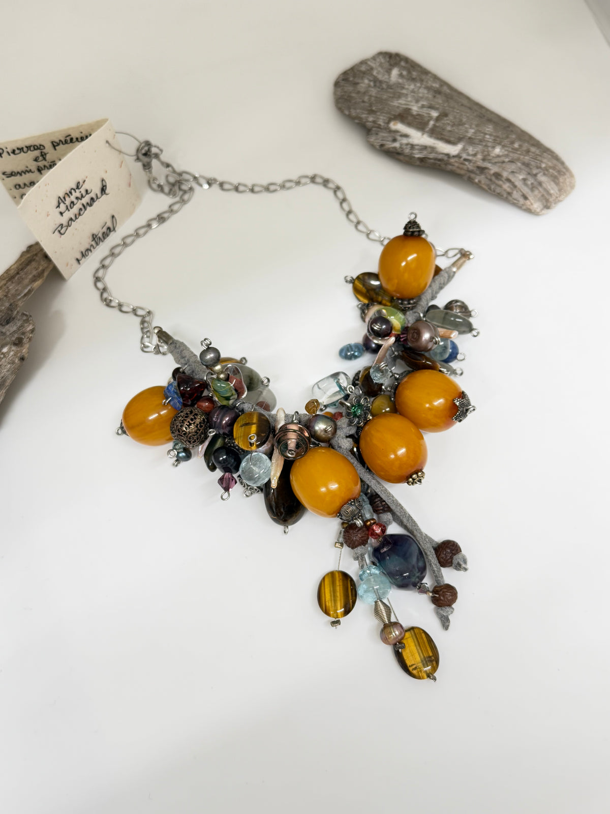 Collier Féroceau semi-précieuse Anne-Marie Bouchard Anne-Marie Bouchard