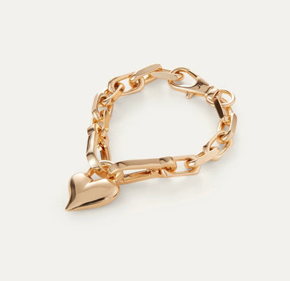 Jenny bird Bracelet Padlock Heart Chain or Jenny Bird