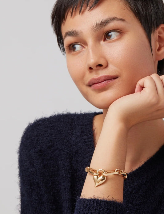 Jenny bird Bracelet Padlock Heart Chain or Jenny Bird