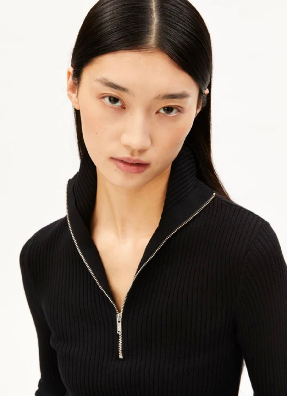 TROYER noir Pull en maille de coton Armed Angel TROYER noir Pull