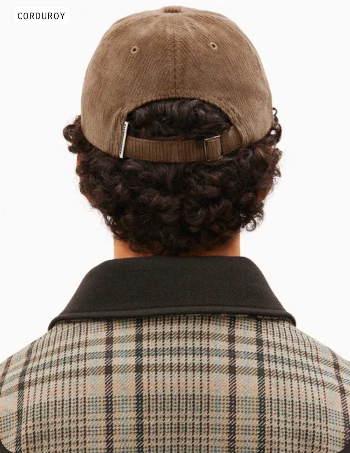 Casquette Yenaas Heavy Cord Amberwood matière naturelle Armed Angel Yenaas Heavy Cord Amberwood