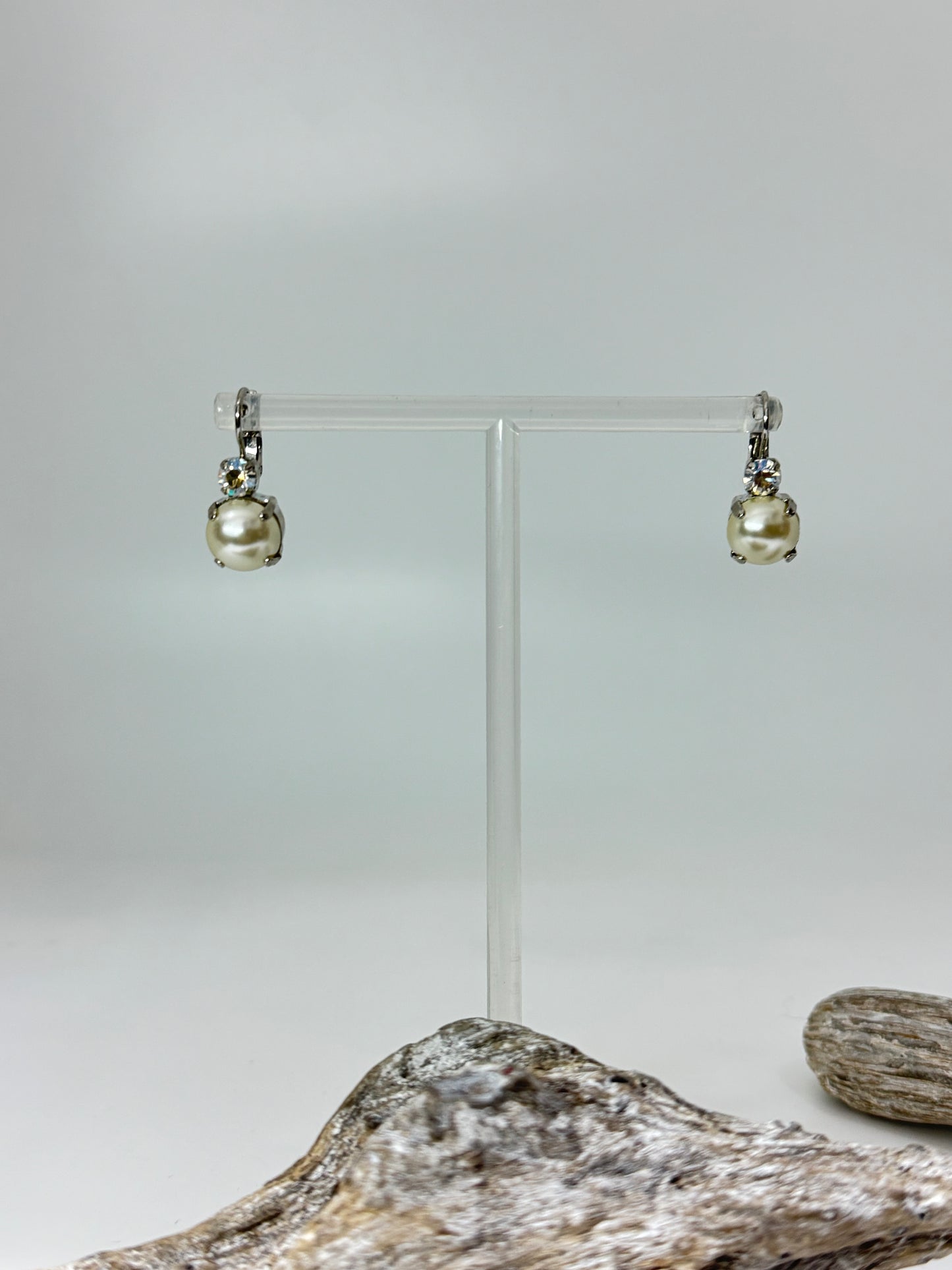 Boucles d'oreille Perle de Swarovski Fabriqué à la main