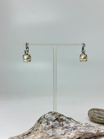 Boucles d'oreille Perle de Swarovski Fabriqué à la main