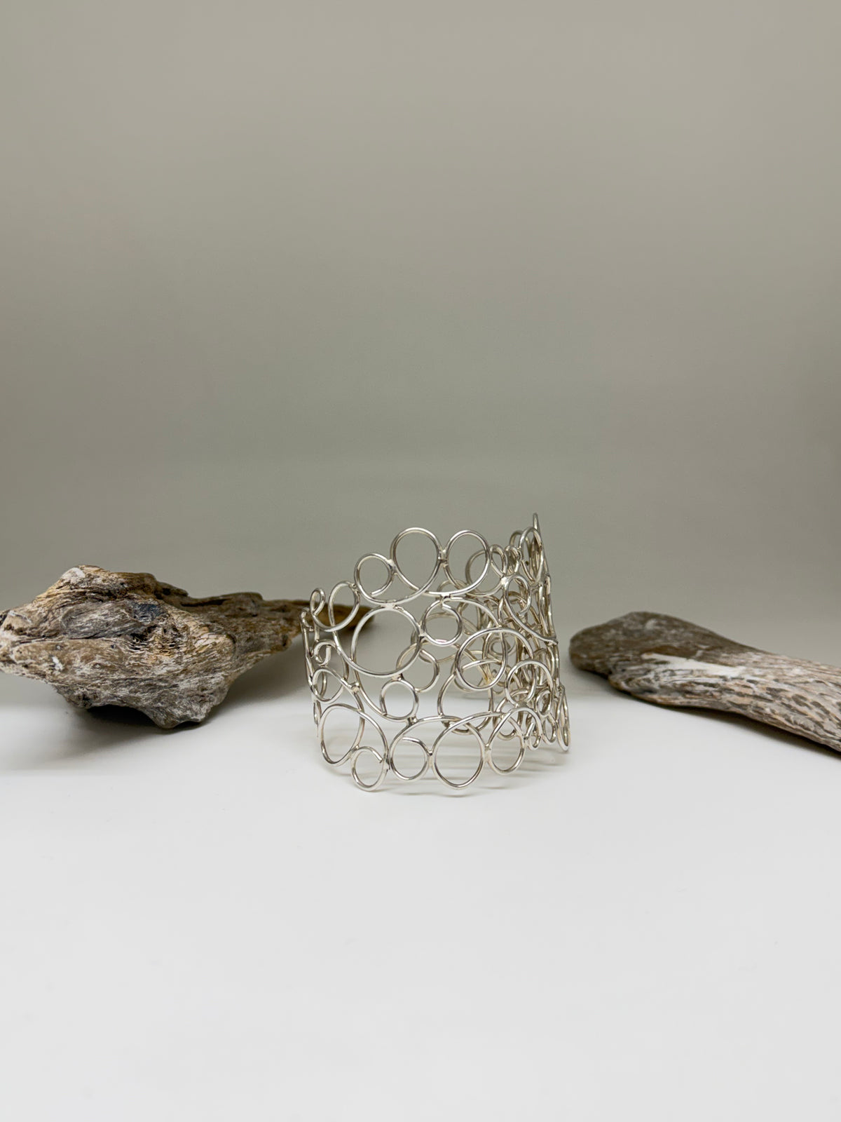 Bracelet Artisanal Cuff Argent 925 Mireille Larbi