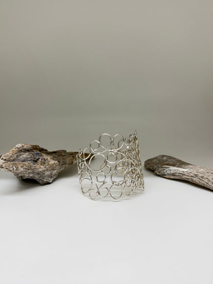Bracelet Artisanal Cuff Argent 925 Mireille Larbi