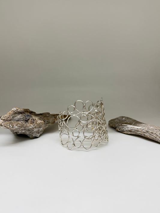 Bracelet Artisanal Cuff Argent 925 Mireille Larbi