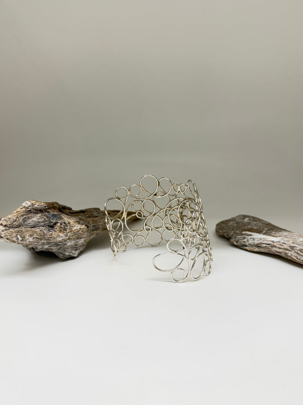 Bracelet Artisanal Cuff Argent 925 Mireille Larbi