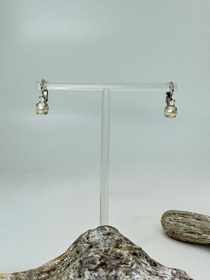 Boucles en laiton plaqué Or rose avec Cristal de Swarovski rouge Mariana e-1035/1-1341
