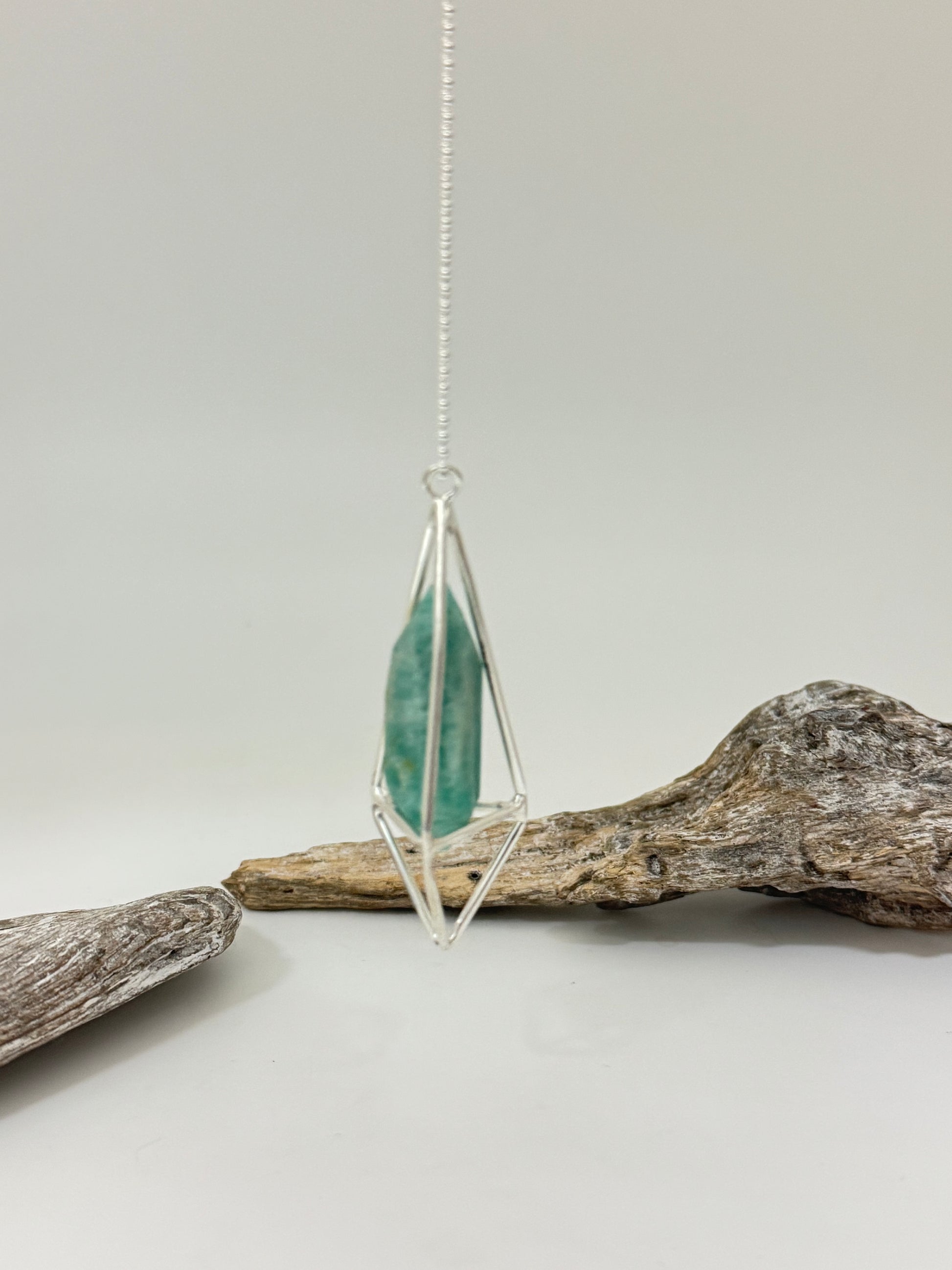Collier Lumia Amazonite et Argent&nbsp; Saraswati Lumia N-LUSA