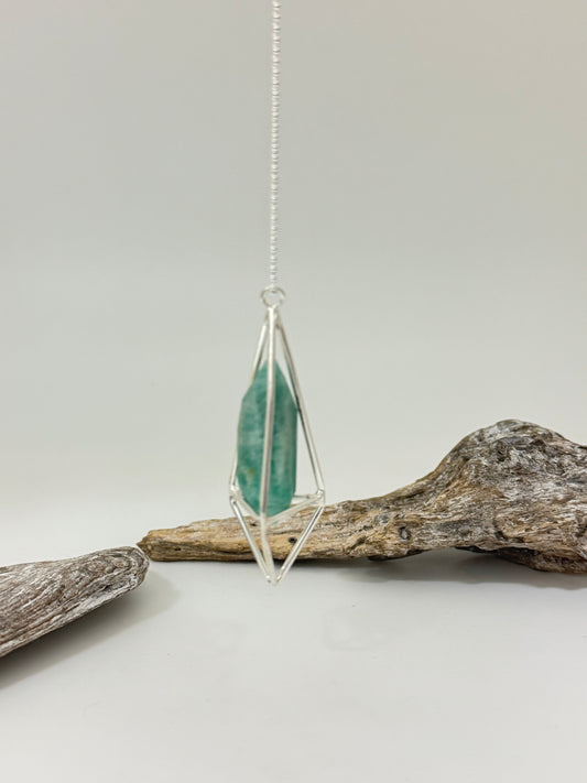 Collier Lumia Amazonite et Argent&nbsp; Saraswati Lumia N-LUSA