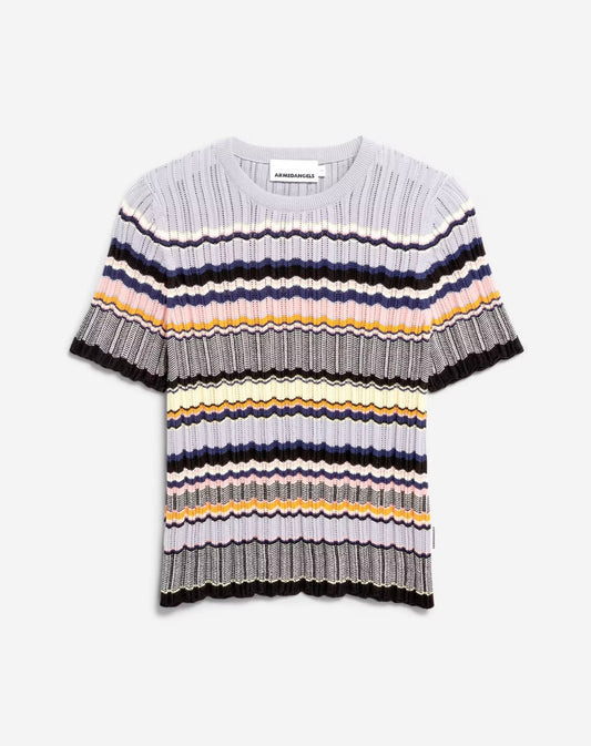 MAAYA STRIPES T-shirt coton biologique Armed Angel MAAYA STRIPES T-shirt