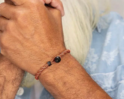 Bracelet Easy Ed Radiant Slate Gray - Black Fait à la main à Amsterdam Pig &amp; Hen Easy Ed