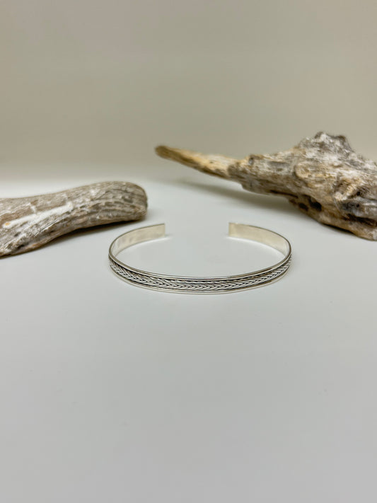 Bracelet en Argent 925 Fait par des Artisans de l’Indonésie Bracelet argent rigide Mireille Larbi
