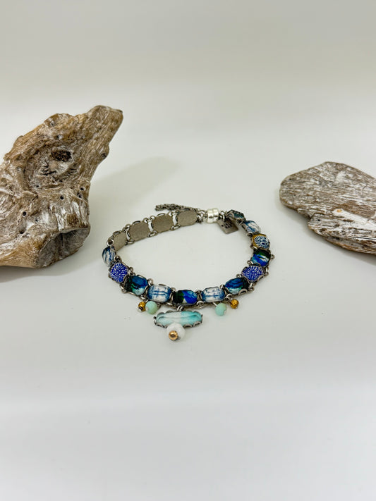 Bracelet Menthe Fresh Waters Set, Cristal  Fabriqué à la main au Moyen Orient