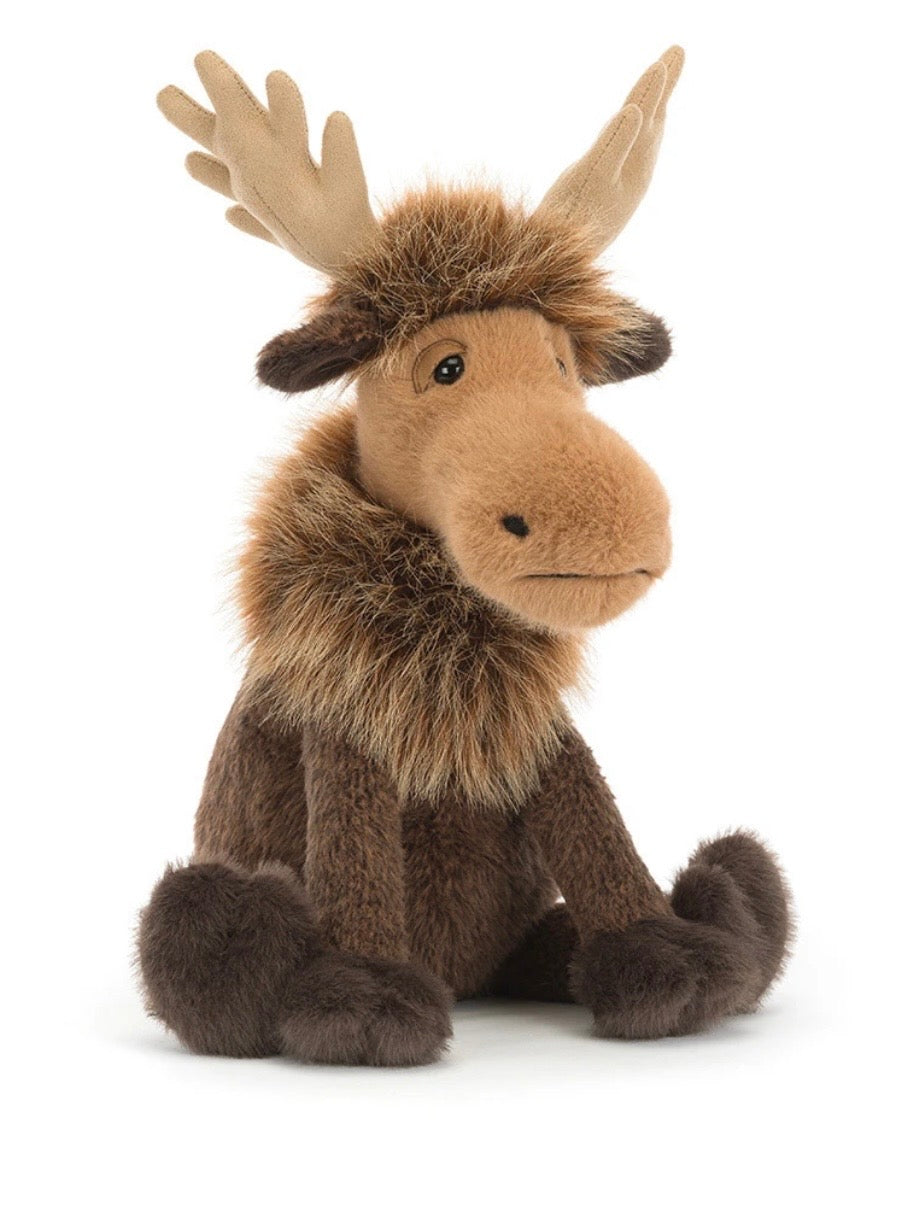 Birchly Moose Jellycat dessinée à Londres Birchly moose M3MOO