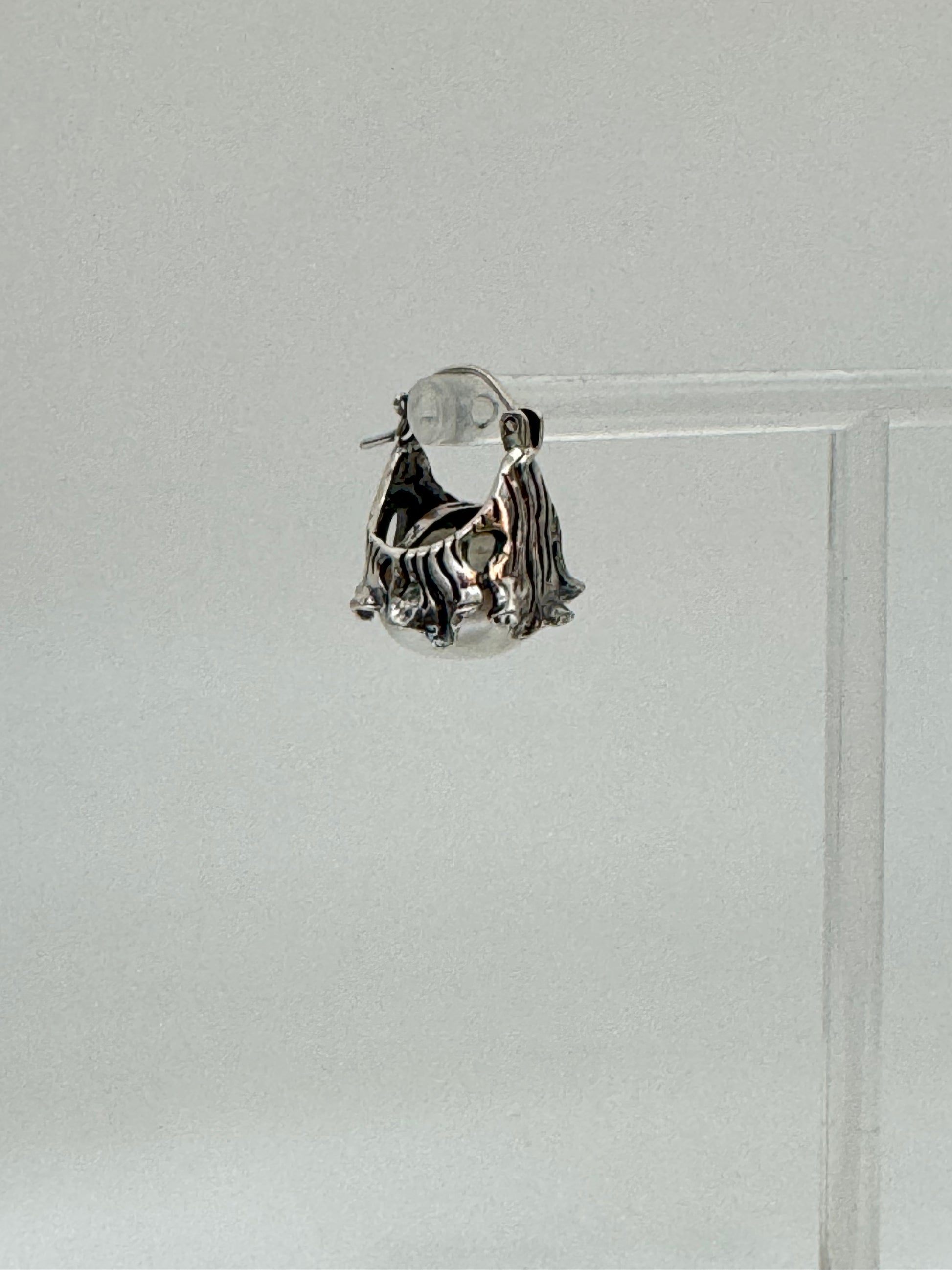 Boucles d'oreilles Perles et Argent Fait main en Indonésie E8181 perle Mireille Larbie