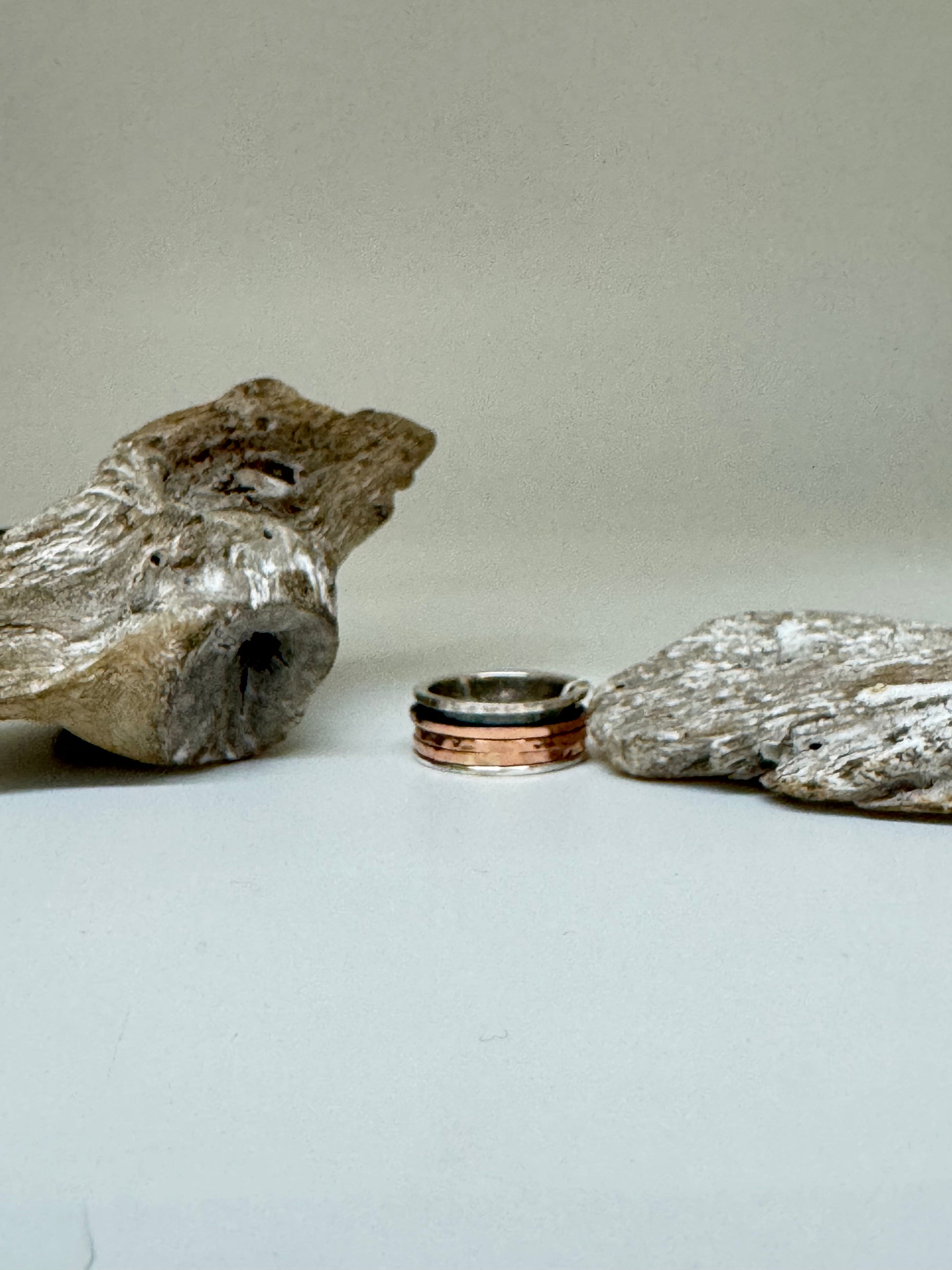 Bague Moon Argent Meditation ring Toronto Peace MR043