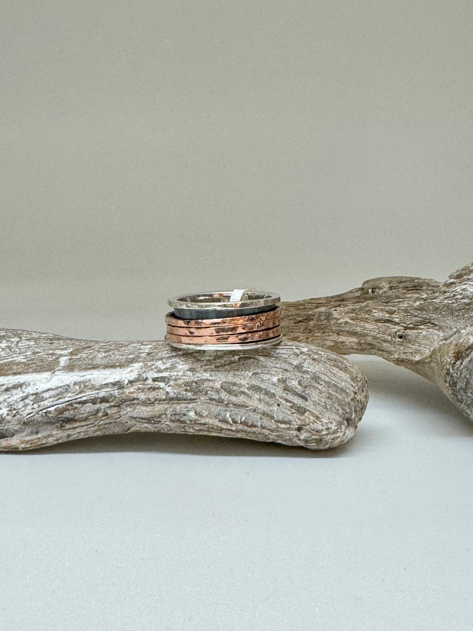 Bague Moon Argent Meditation ring Toronto Peace MR043