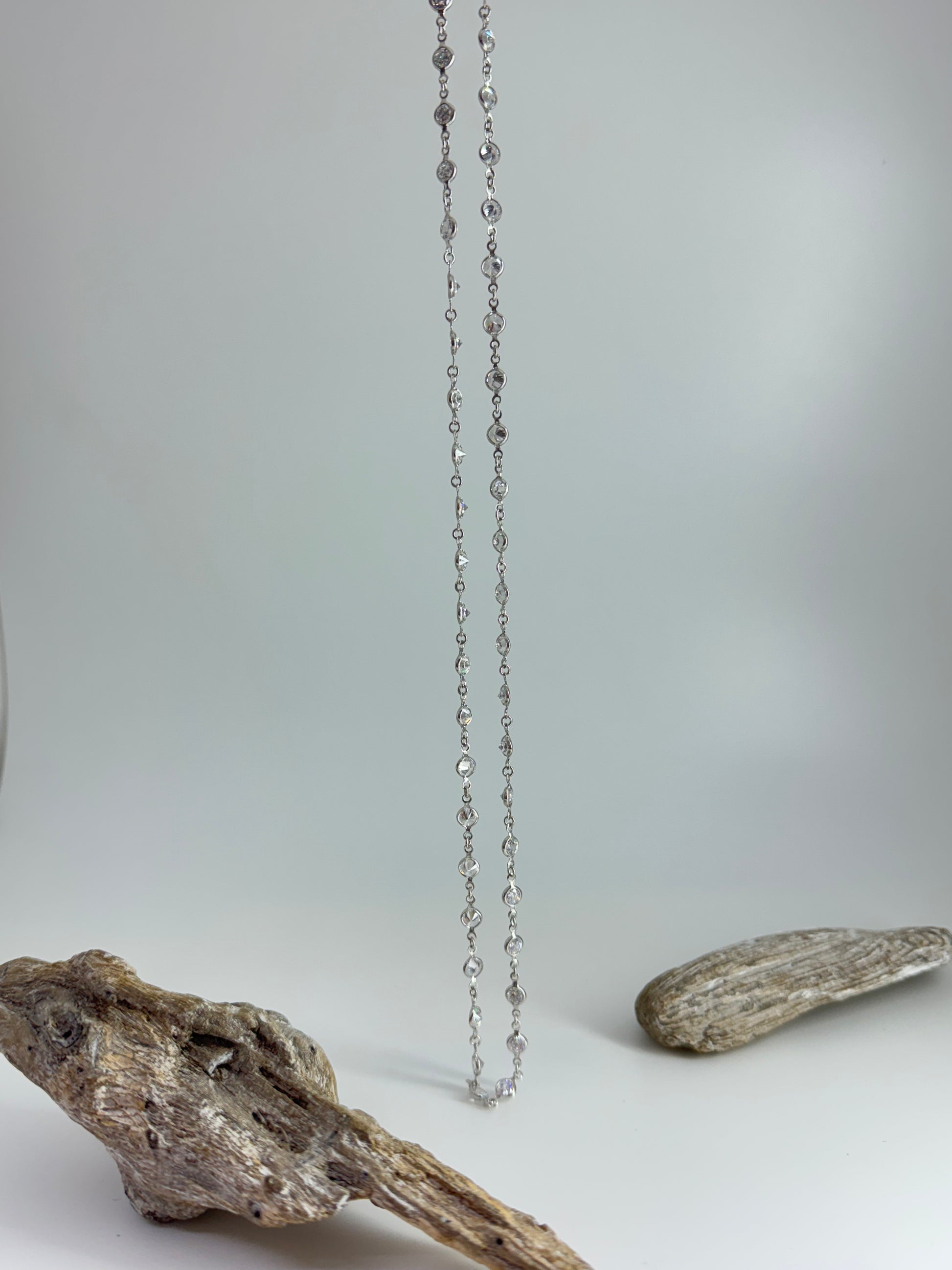 Collier Argent Sterling et Cubic Zirconium Galerie LoLy BE711NKSL