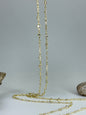 Collier Argent Sterling plaqué or 18 carats et Cubic Zirconium Galerie LoLy BE702NKGD