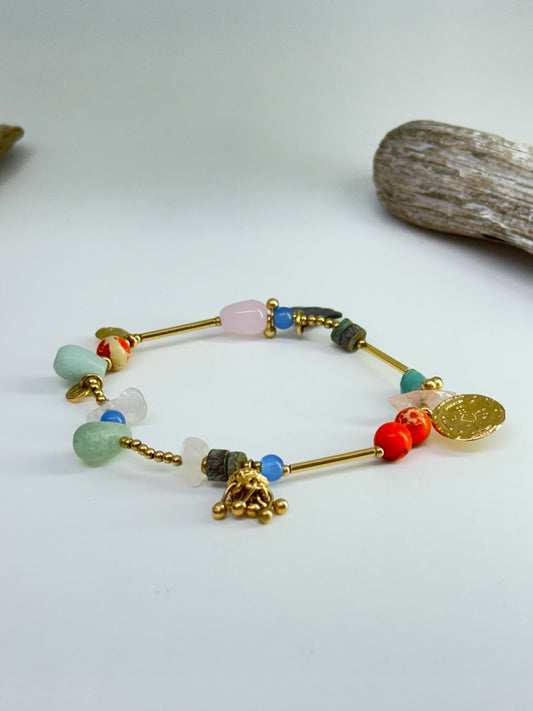 Bracelet extensible multi pampilles - Layla