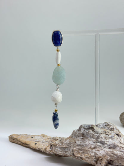 Arctique Boucles d'oreilles, fait main en France 12-90012 Amaury Christin Nature Arctique 12-79413