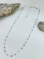 Collier Mimi bleu Argent 925 Fabriqué à la main à Paris en France Clio Blue Collier Mimi