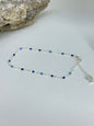 Bracelet Mimi Argent 925 et Résine bleu Dessiné à Paris Clio Blue BR4262