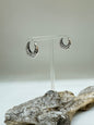 Anneaux Argent Sterling 2 cm Fait par des Artisans de Thaïlande