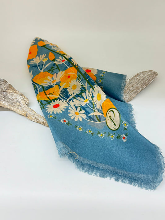 Foulard Bandana - Marguerites