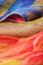 Écharpe en lin/coton - Fleurs abondantes Powder design LIN 36
