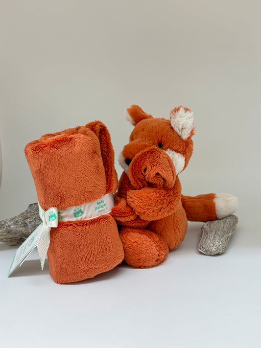 Doudou renardeau timide peluche dessinée à Londres