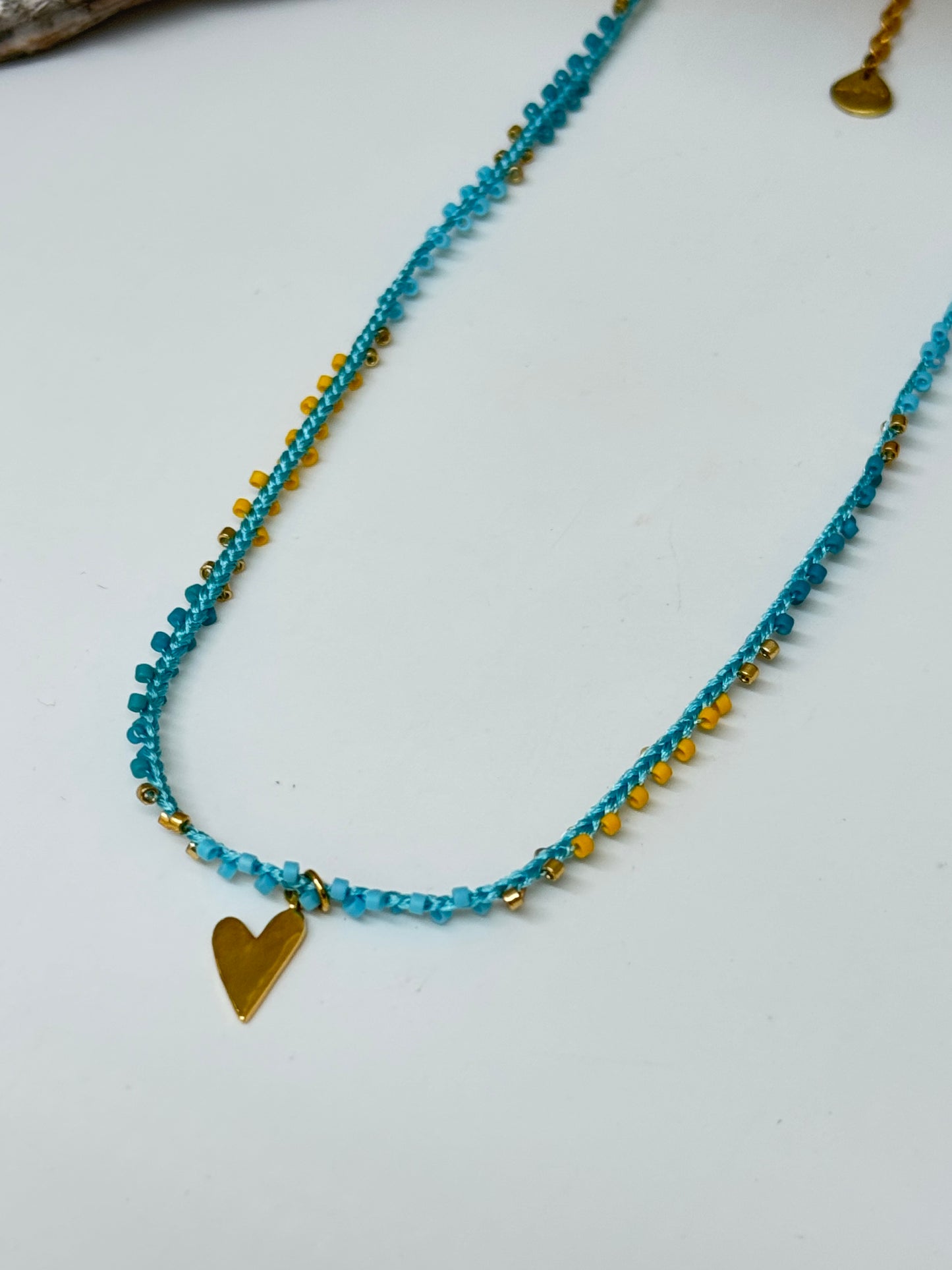 Collier réglable en perles Miyuki lavande avec pièces plaquées or Mishky Fait à la main en Colombie Mishky 113-12978