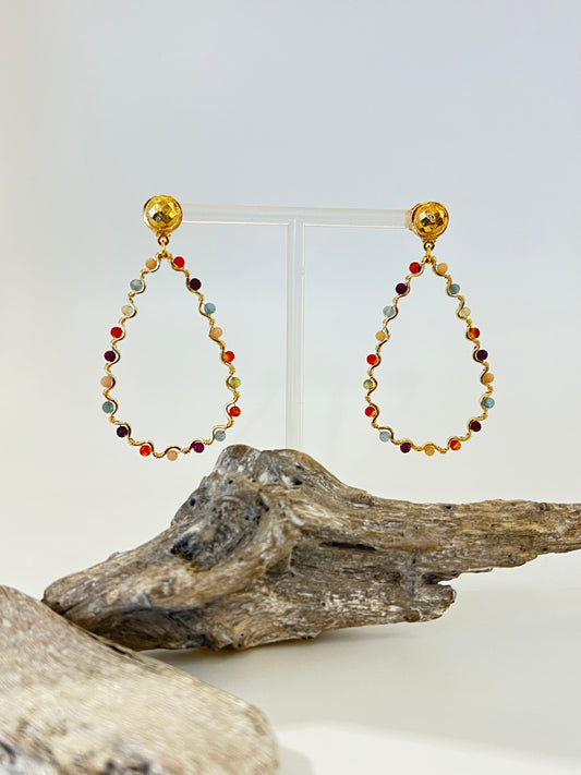 Boucles d'oreille Nympheas Produite à Marseille