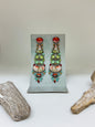 Boucles d'oreilles Ayala Bar Flower Garden Cristaux/Métaux antiques/Verre fabriquée au Moyen-Orient R2244