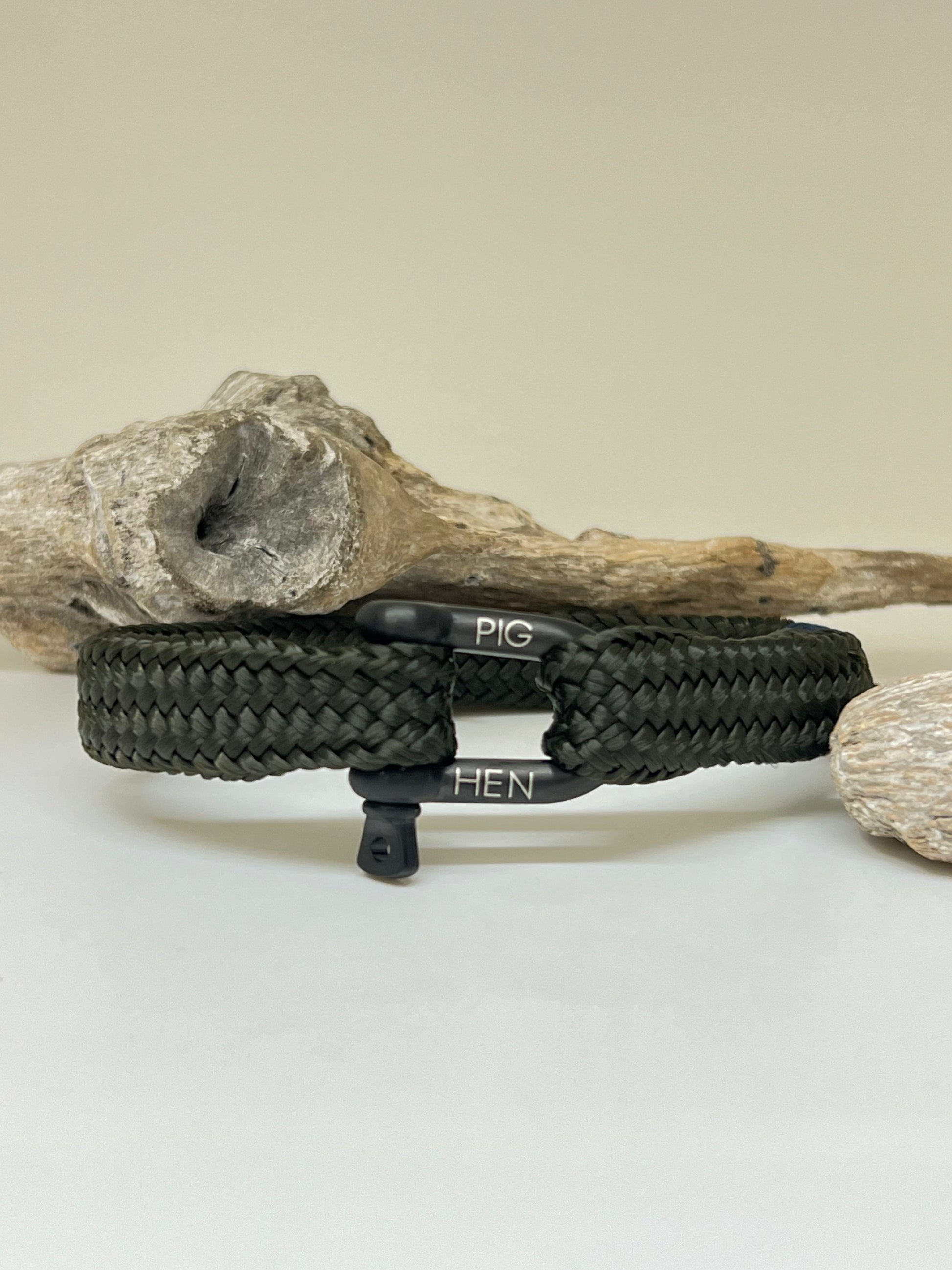 Bracelet Gorgeous Georges, Army - Black Amsterdam, Pig&Hen Gorgeous Georges