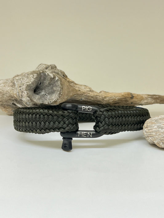 Bracelet Gorgeous Georges, Army - Black Amsterdam, Pig&Hen Gorgeous Georges
